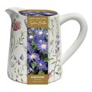 Anemone Blue Bulbs in a Ceramic Floral Jug