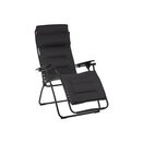 Lafuma Padded Reclining Chair Futura Air Comfort Black Acier