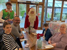 Breakfast with Santa in The Walled Garden Restaurant