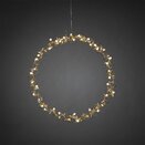 Artificial Brass Metal Wreath 45cm