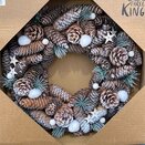 Artificial Wreath FrostPine 36 cm