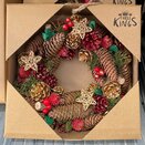 Artificial Wreath Three Kings 50 cm