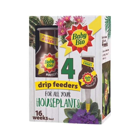 Baby Bio Houseplant drip feeders 4 x 40ml