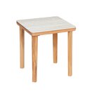 Barlow Tyrie Monterey Side Table 50 Square (Frost Ceramic)