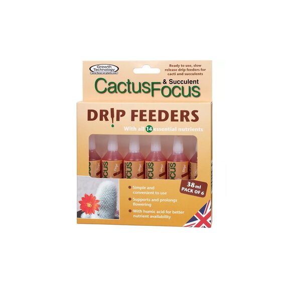 Cactus Focus Drip Feeders 38ml - 6 pk