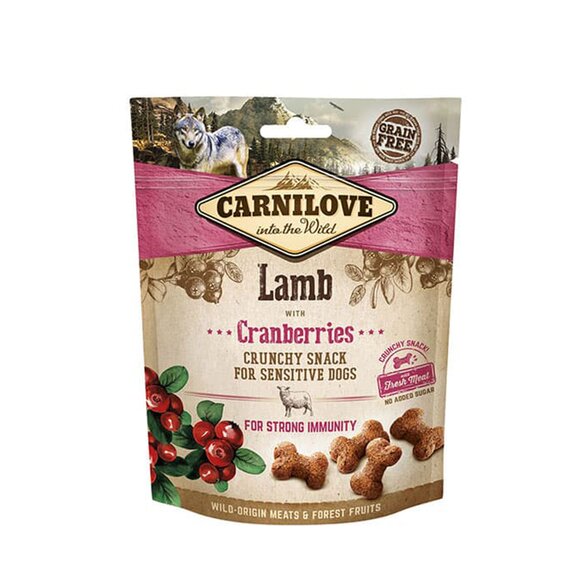 Carnilove Dog Treat Lamb with Cranberries 200g