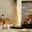 Champagne Gold Cone LED Tree 40cm - image 2