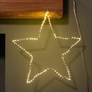 Dewdrop 2d Star with LED Warm White lights