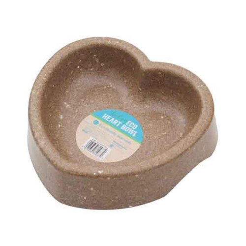 ECO HEART BOWL BROWN