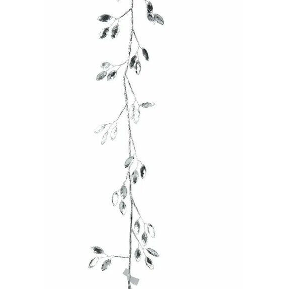 Garland acrylic silver 120cm