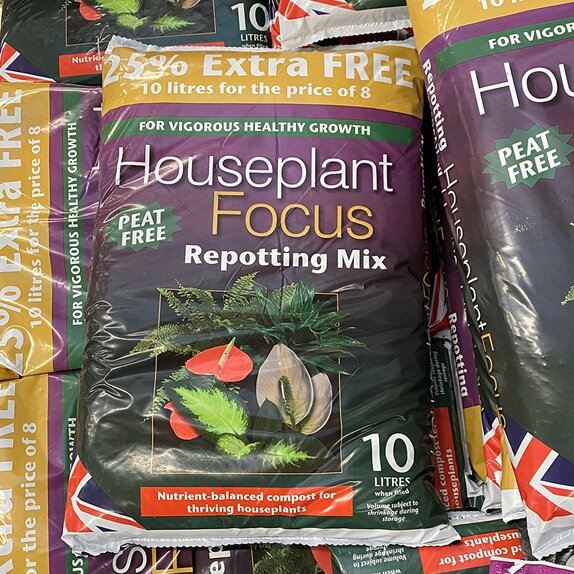 Houseplant Focus 10 litres 25% Extra Free