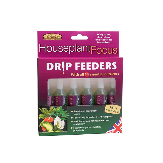 Houseplant Focus Drip Feeders 6 x 38 ml