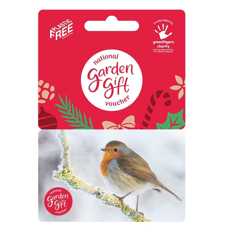 HTA Gift Card Christmas Robin £50 Knights Garden Centres