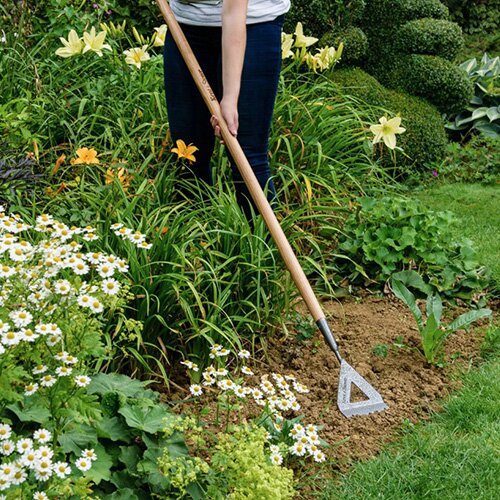 Kent and Stowe Carbon Steel Long Handled Dutch Hoe - image 1