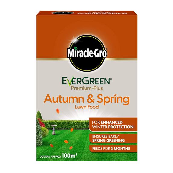 Miracle-Gro Premium+ Autumn & Spring Lawn Food 100m2