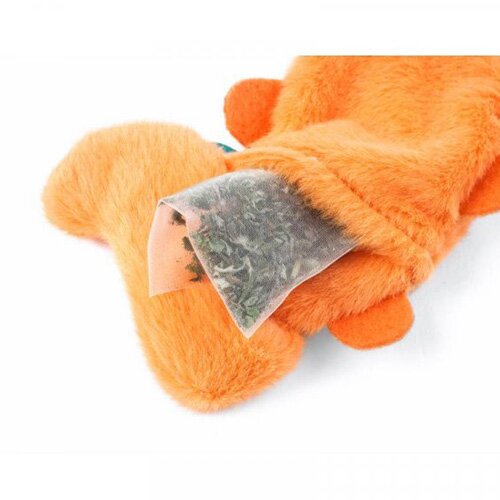 Nip-it refillable catnip toy animals with catnip sachet - image 2