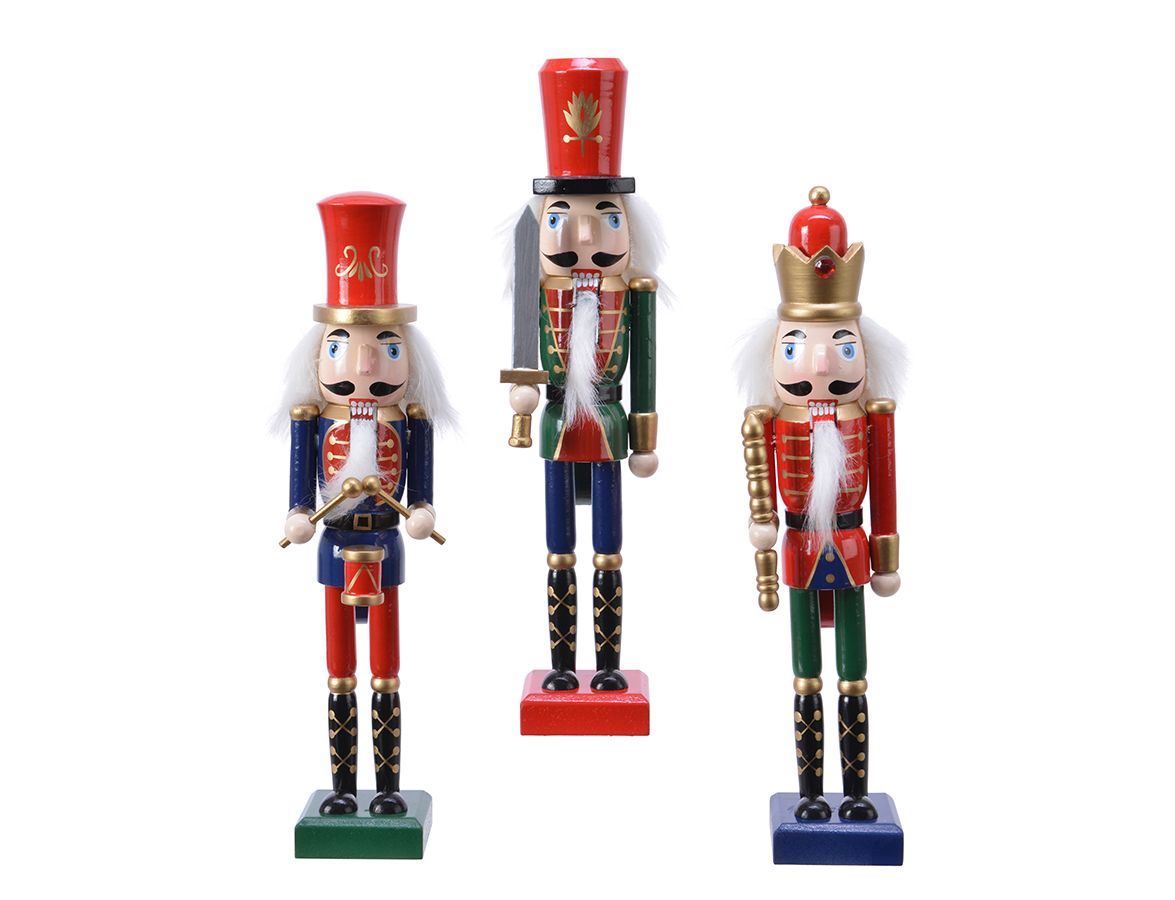 Nutcracker Standing Decoration 25cm - Knights Garden Centres