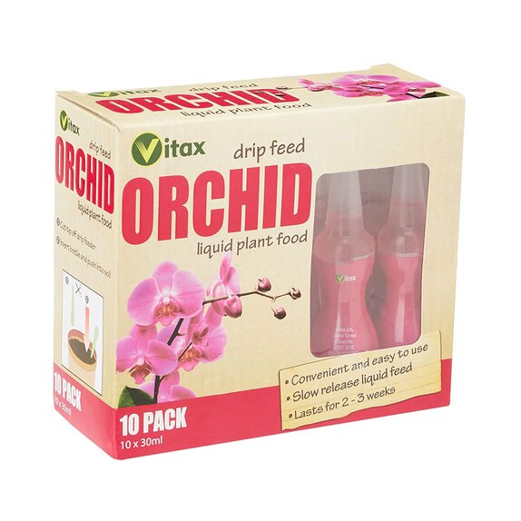 Orchid Drip Feeders Vitax 30ml x 10