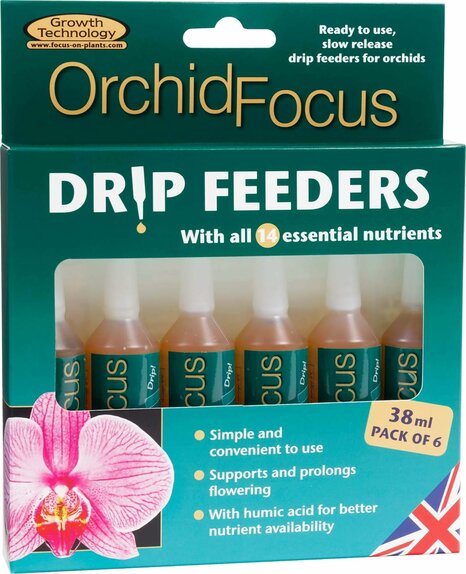 Orchid Focus Drip Feeders 6 x 38 ml