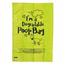 Poop Bags Degradable 15-PK, Single Roll Dispenser