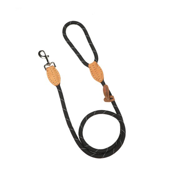 Rope Lead 12mm coal