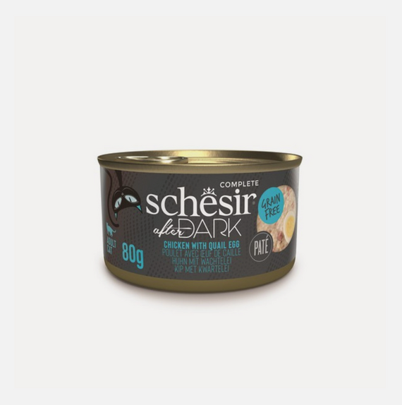 Schesir After Dark Pate Adult Cat Chicken & Egg 80g