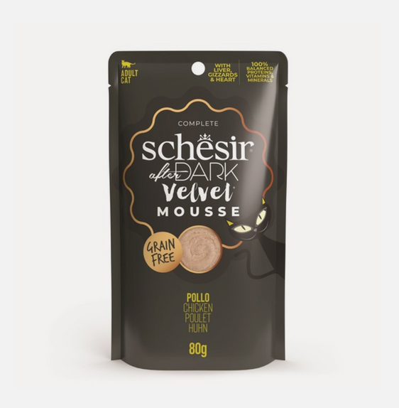 Schesir After Dark Velvet Adult Cat Chicken 80g