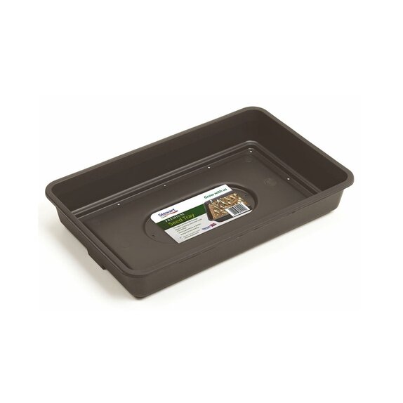 Seed Tray Essentials Black 38cm