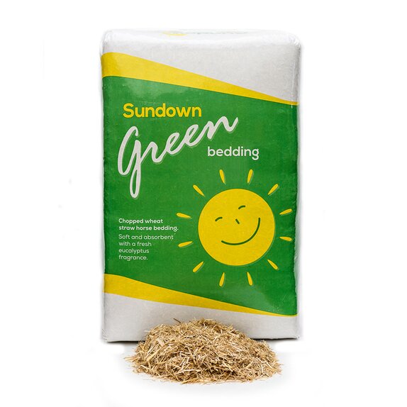 Sundown Equine Green Straw Bedding 19kg/130ltr