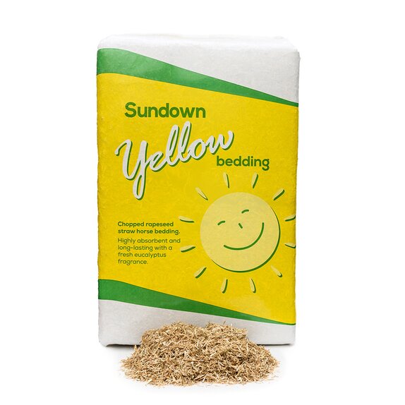 Sundown Equine Yellow Rapestraw 19kg/130ltr