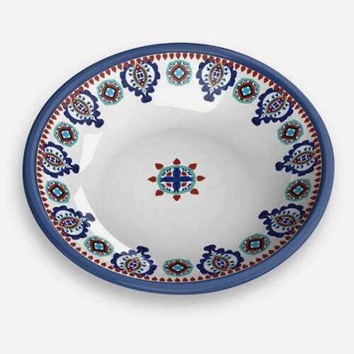 Tarhong Moroccan Pet Saucer Multi 5.2Inch 0.75 Cup