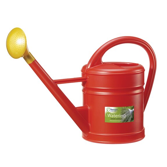 Watering Can Plastic Red 10 litres